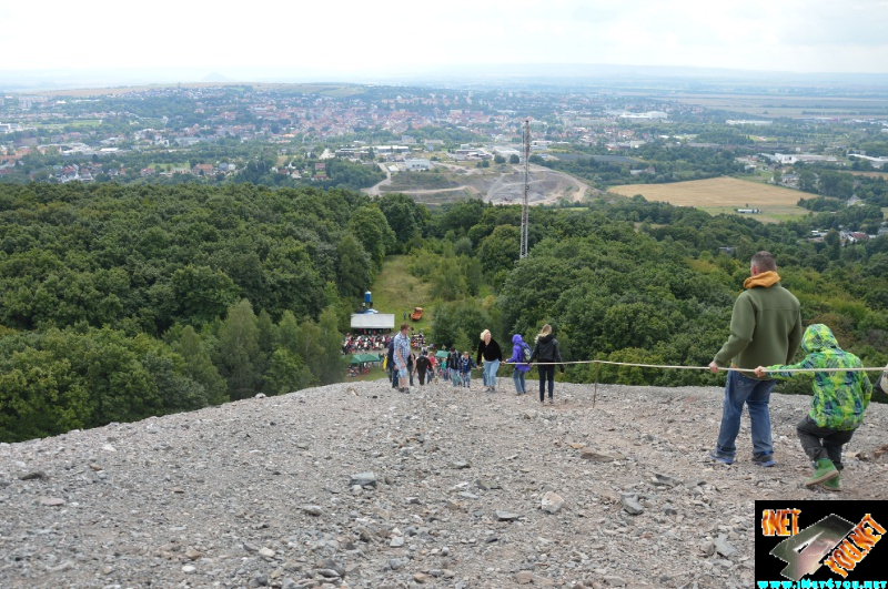 Haldenbesteigung Höhe Linde 08.2014