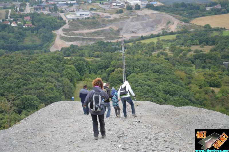 Haldenbesteigung Höhe Linde 08.2014