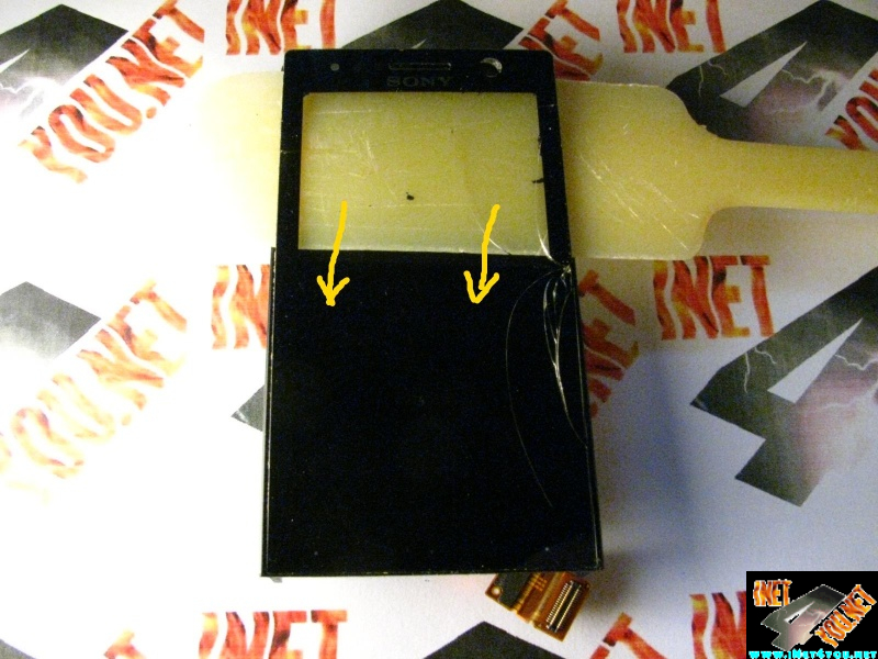 Xperia U ST25i Micro Reparatur Glas trennen