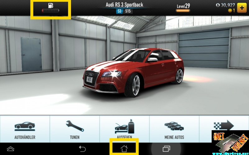 CSR Racing Tank Trick 
