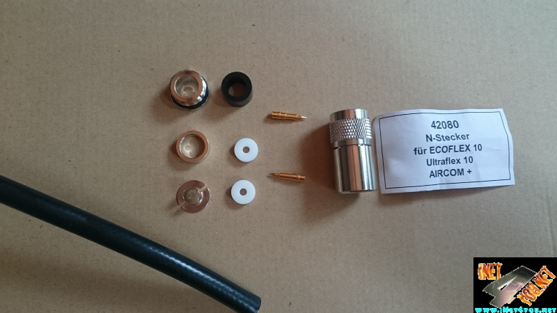 Montage N-Stecker auf Ecoflex 10