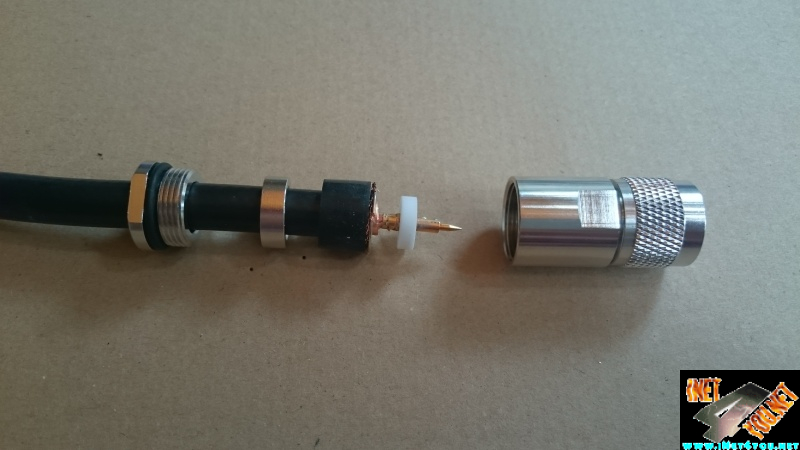 Montage N-Stecker auf Ecoflex 10