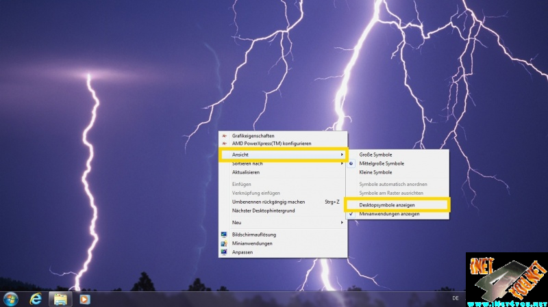 fehlende Desktopsymbole