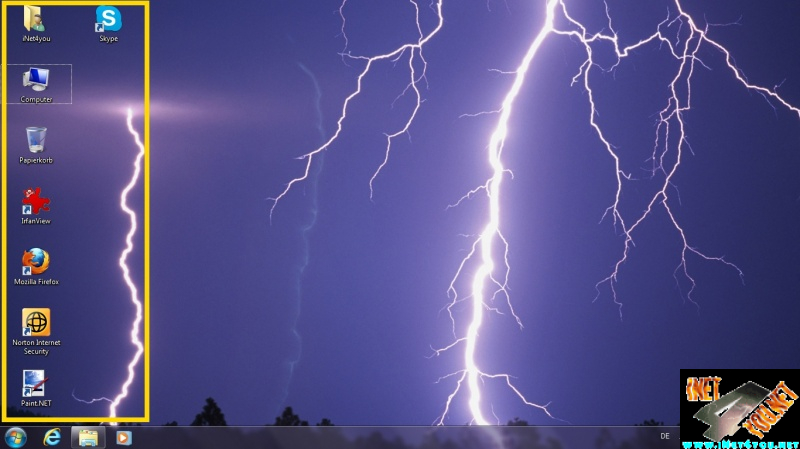 fehlende Desktopsymbole