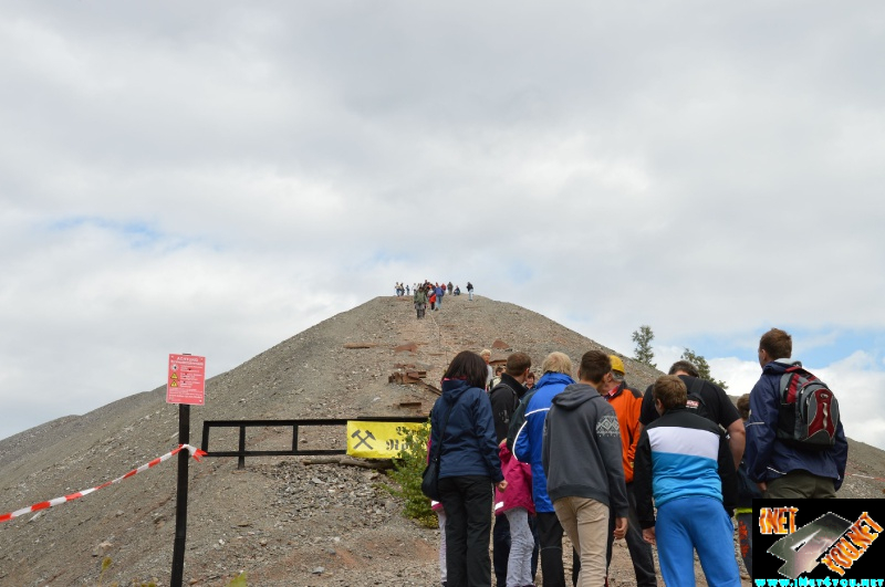 Haldenbesteigung Höhe Linde 08.2014