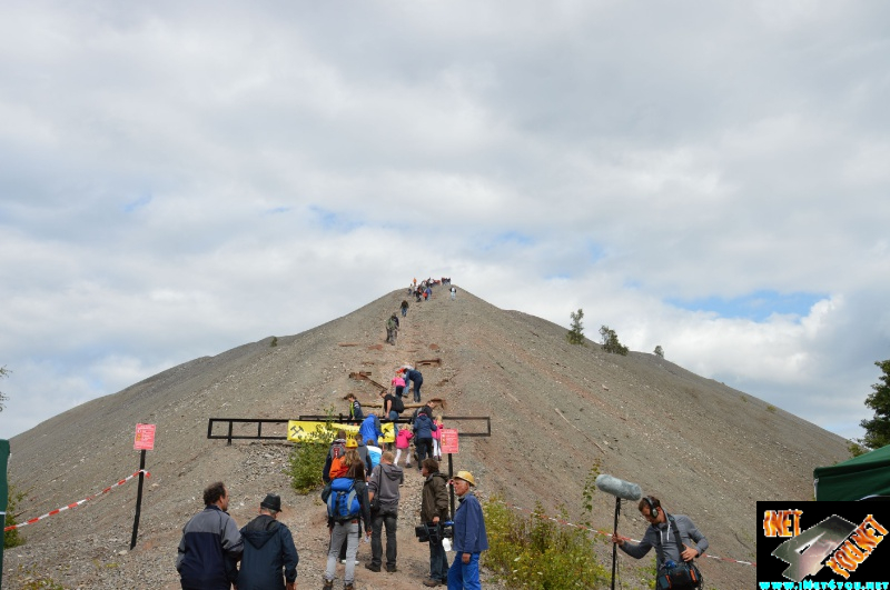 Haldenbesteigung Höhe Linde 08.2014