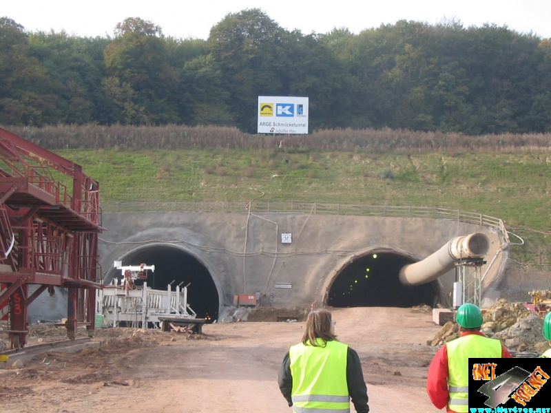 Bau Schmücketunnel BAB71